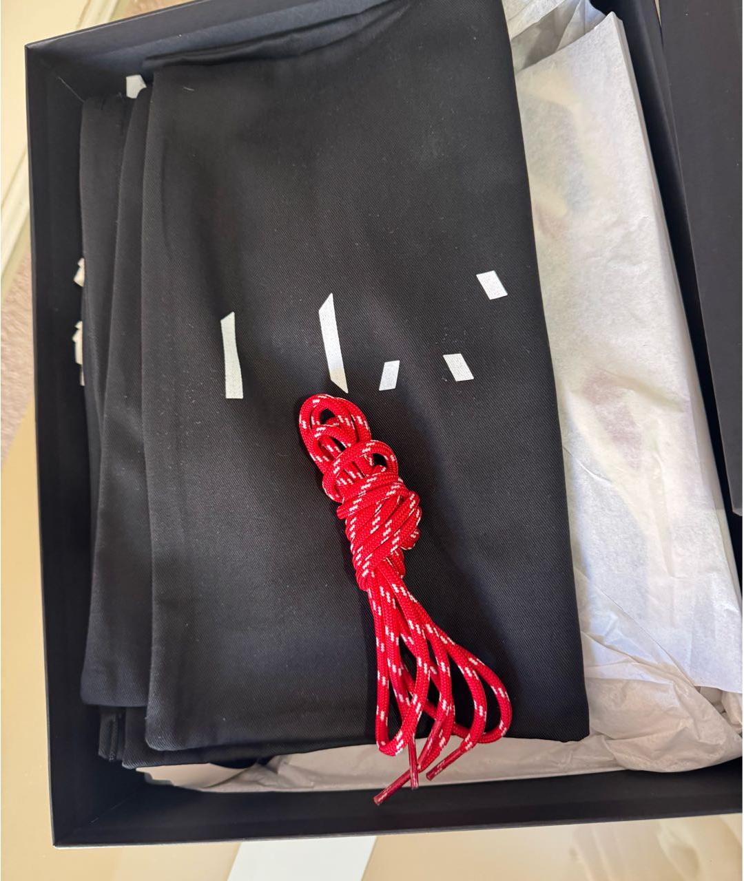 UNRAVEL PROJECT Черные кожаные низкие кроссовки / кеды, фото 3