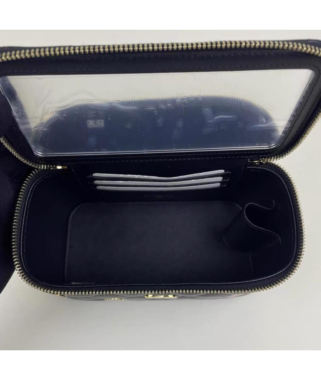 CHANEL Черная кожаная сумка через плечо, фото 8