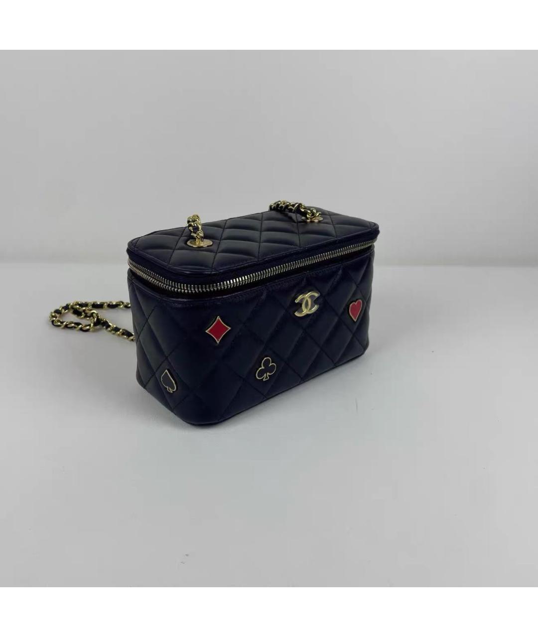 CHANEL Черная кожаная сумка через плечо, фото 2