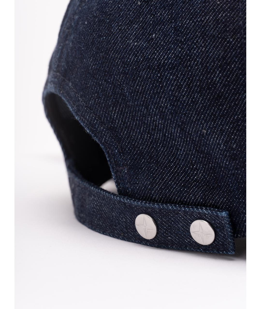 STONE ISLAND Синяя хлопковая кепка/бейсболка, фото 4