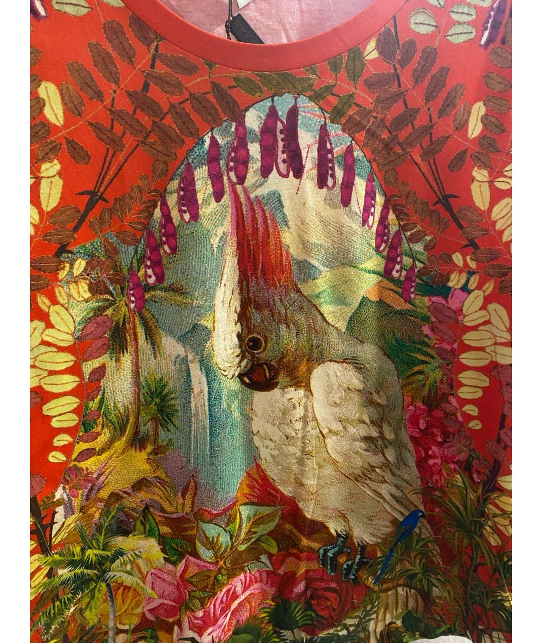 ETRO Оранжевая хлопковая майка, фото 3