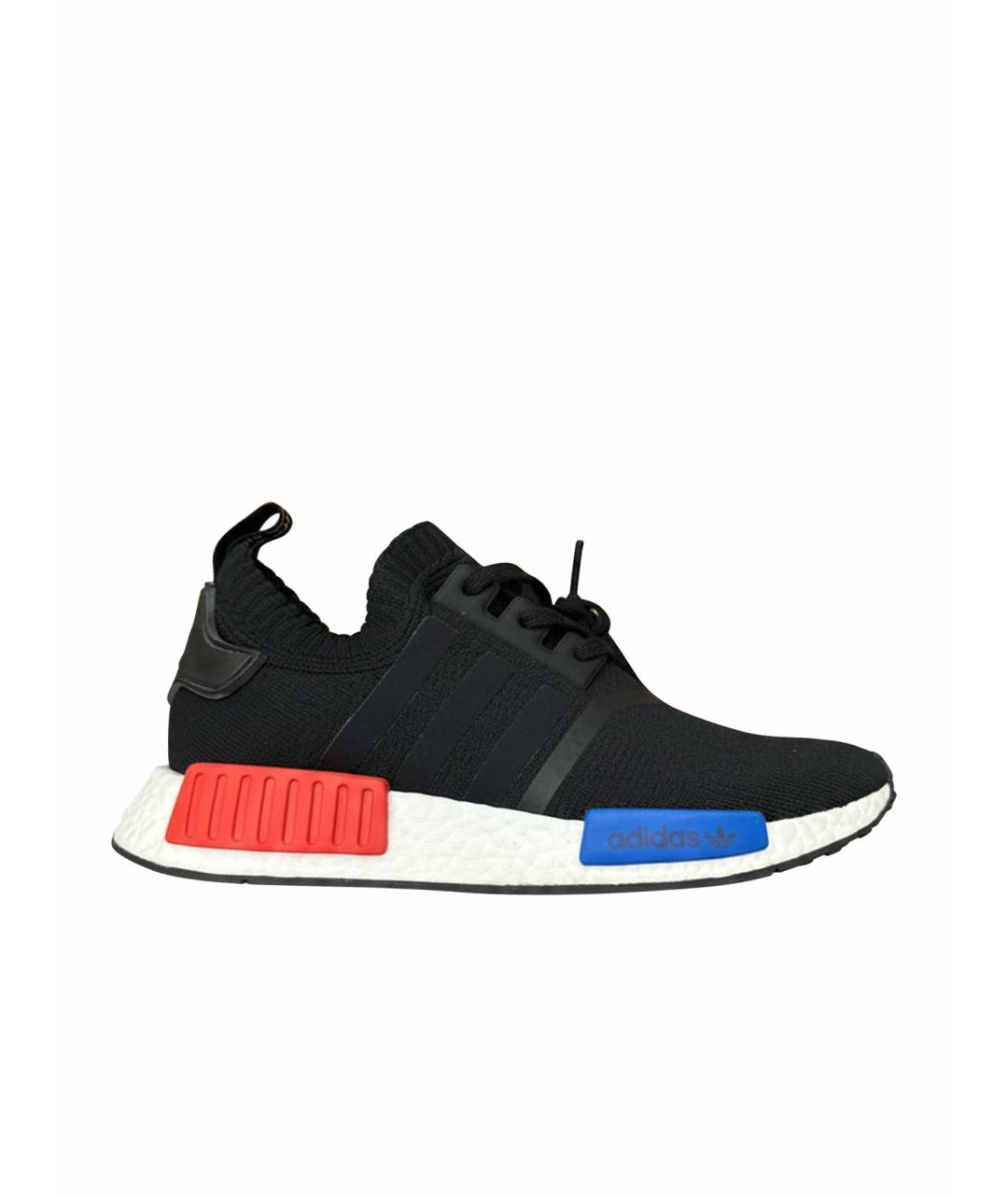 ADIDAS Черные синтетические низкие кроссовки / кеды, фото 3