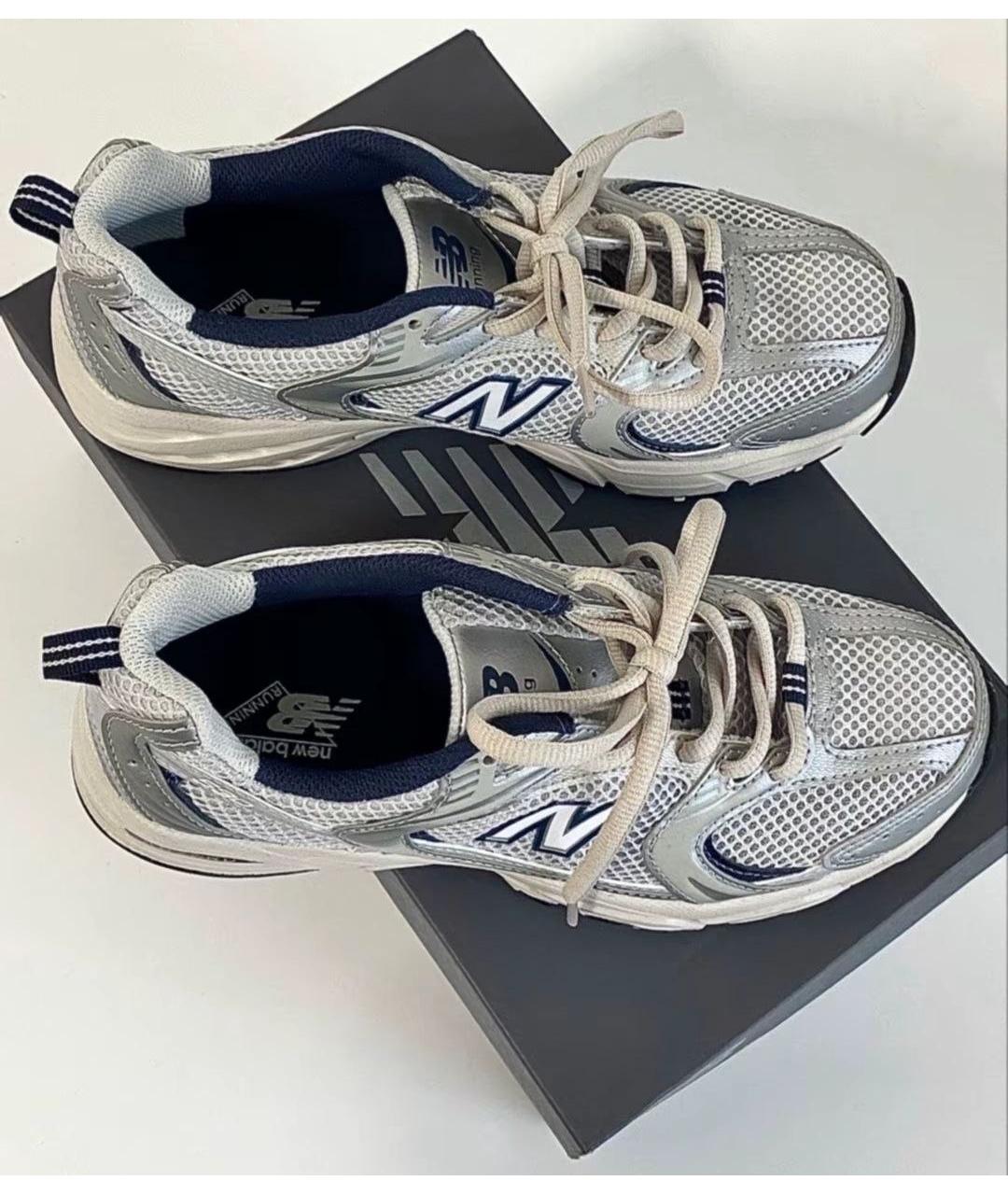 NEW BALANCE Серые кроссовки, фото 5