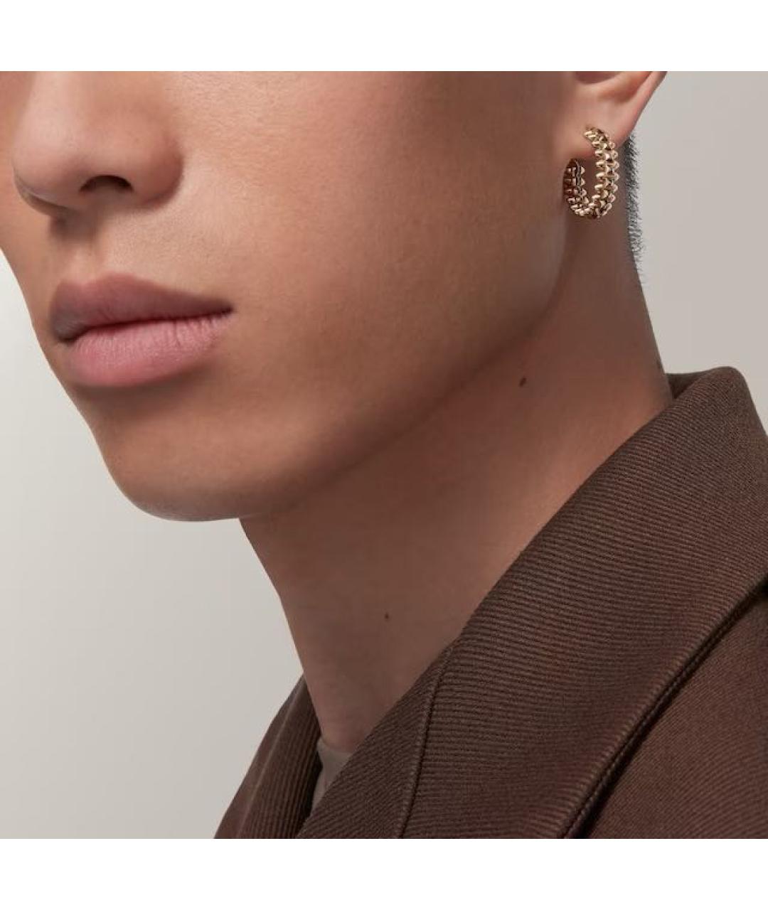 CARTIER Золотые серьги из желтого золота, фото 2