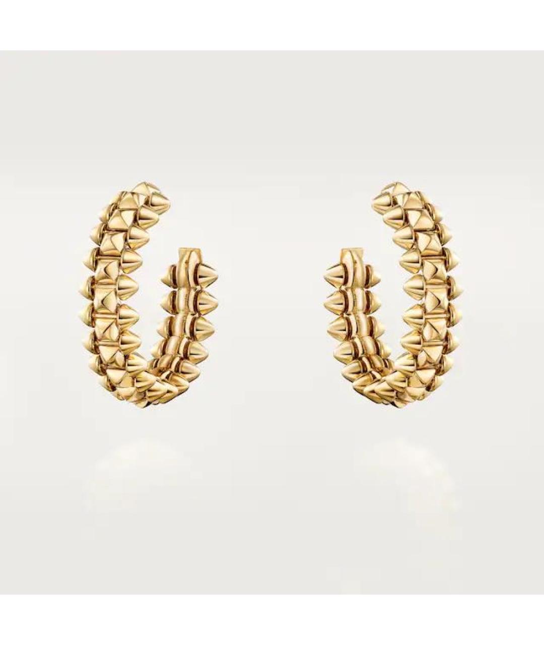 CARTIER Золотые серьги из желтого золота, фото 5