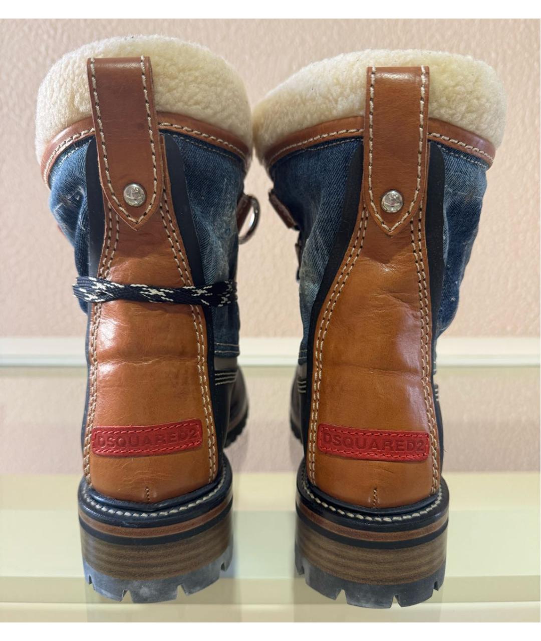 DSQUARED2 Мульти текстильные ботинки, фото 6