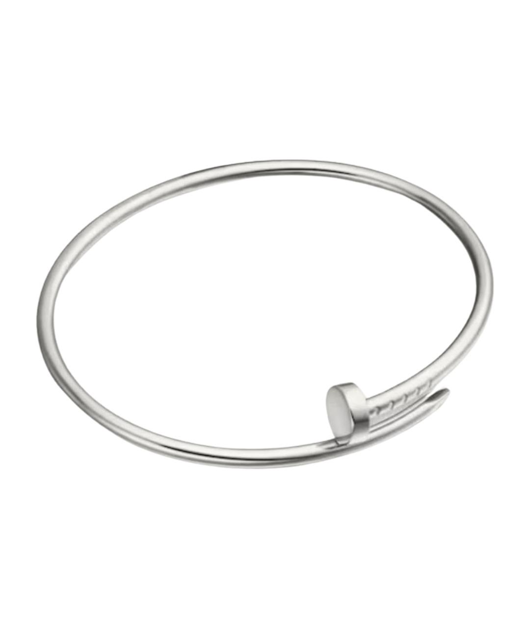 CARTIER Серебрянный браслет из белого золота, фото 1