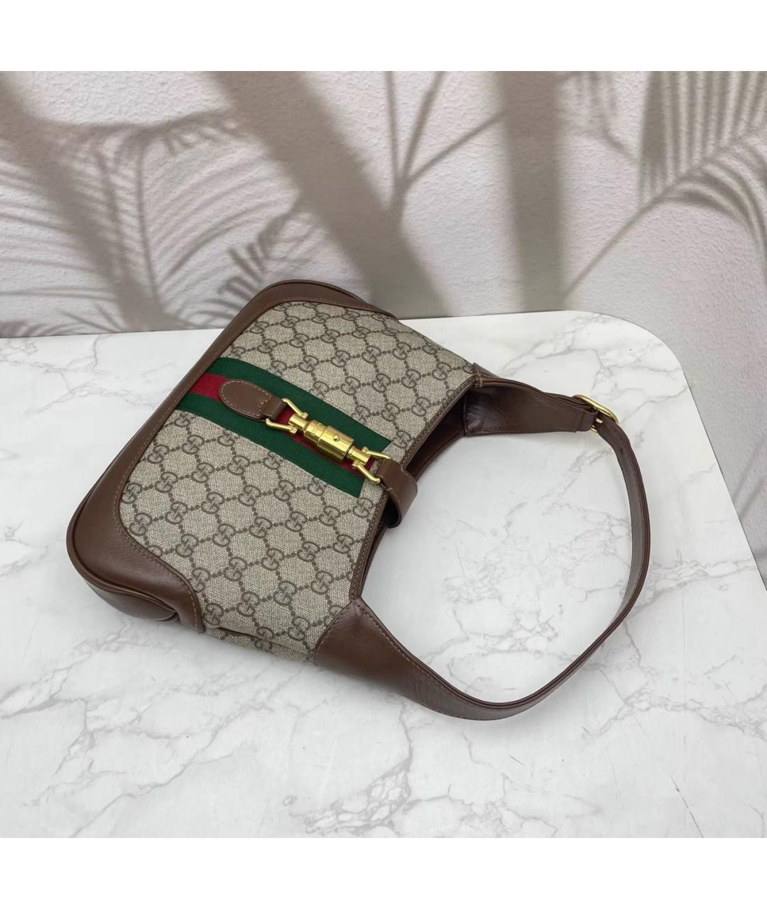 GUCCI Коричневая сумка с короткими ручками, фото 6