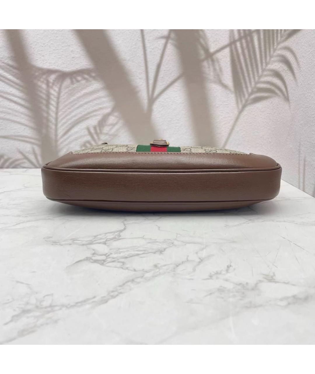GUCCI Коричневая сумка с короткими ручками, фото 7