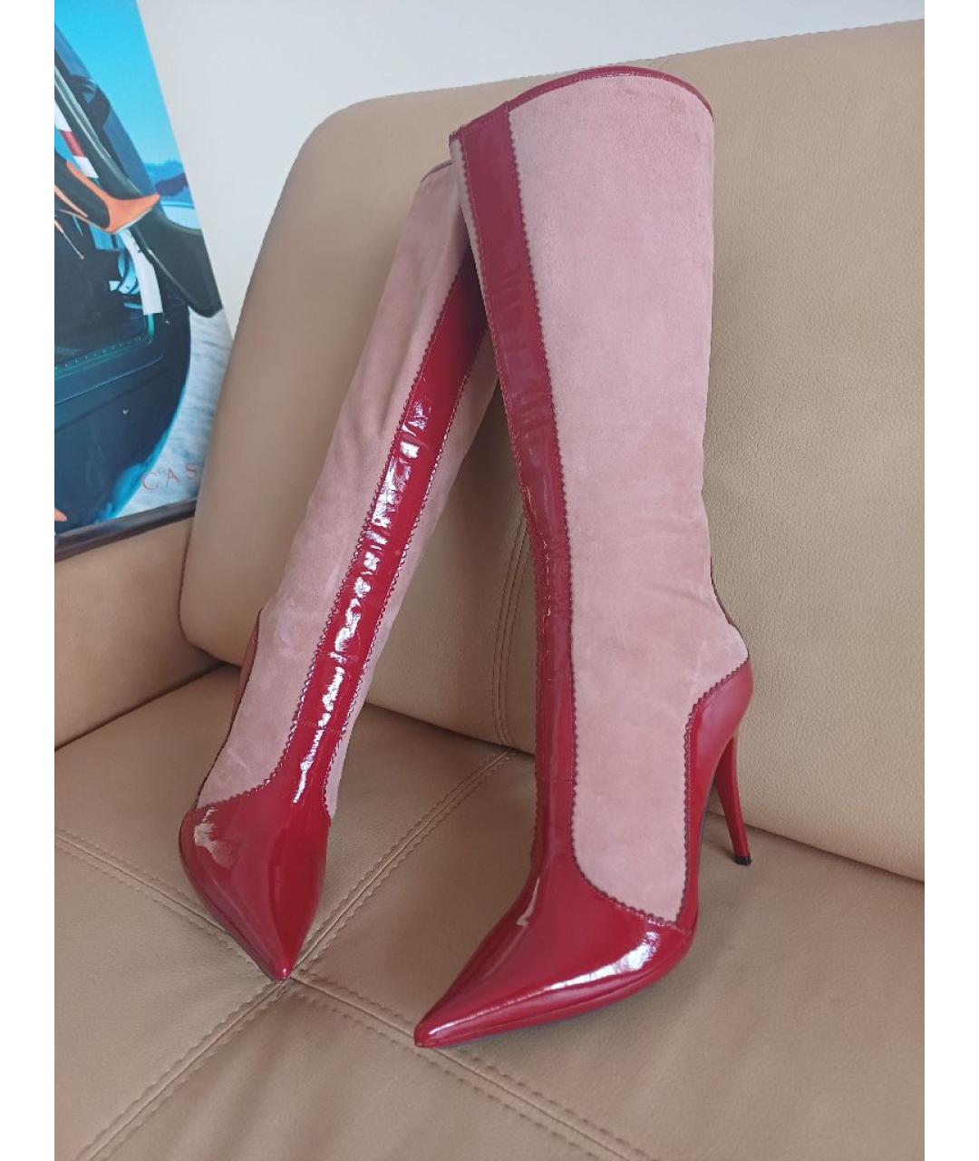 CASADEI Мульти замшевые сапоги, фото 6