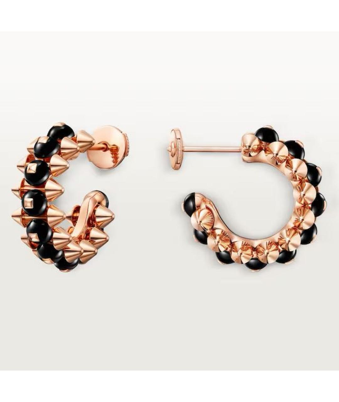 CARTIER Золотые серьги из розового золота, фото 2