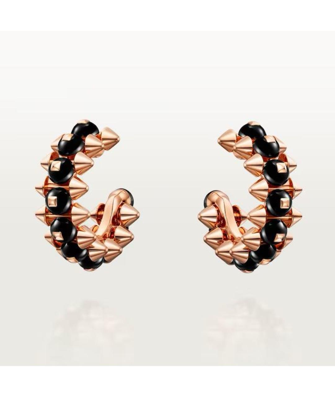 CARTIER Золотые серьги из розового золота, фото 3