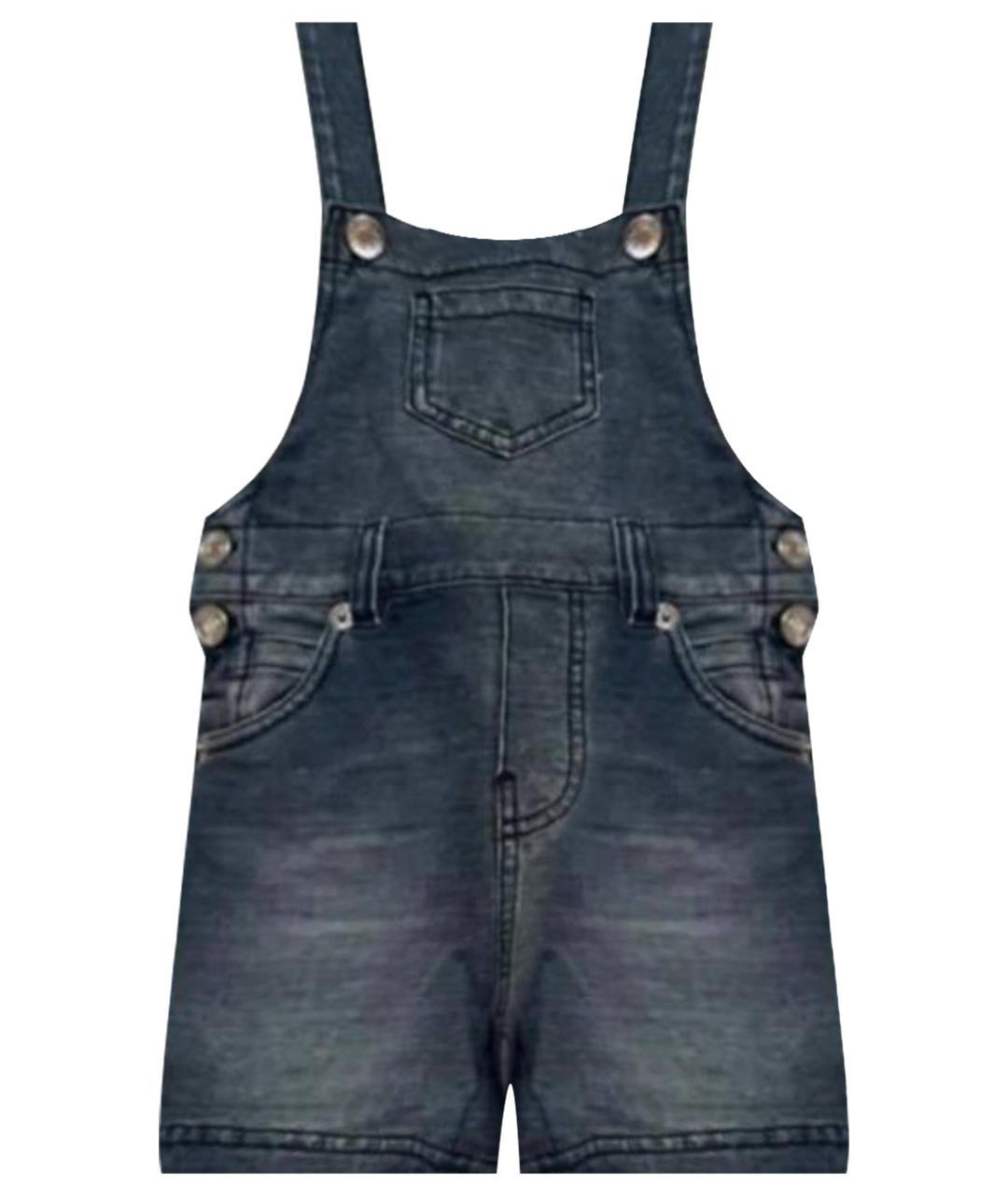 DOLCE & GABBANA KIDS Синий деним комбинезон, фото 1