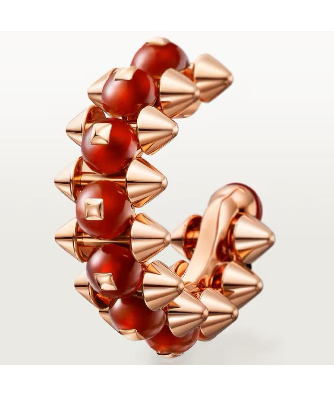 CARTIER Золотые серьги из розового золота, фото 2