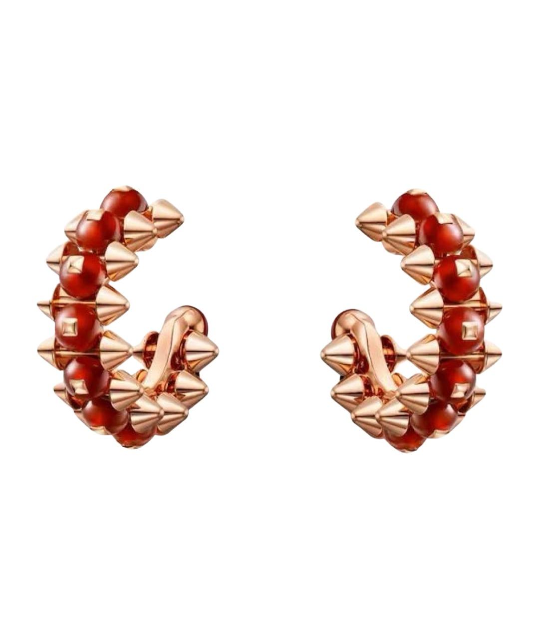 CARTIER Золотые серьги из розового золота, фото 1