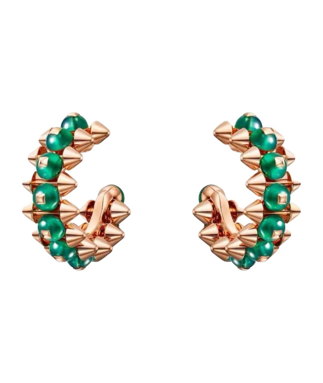 CARTIER Золотые серьги из розового золота, фото 1