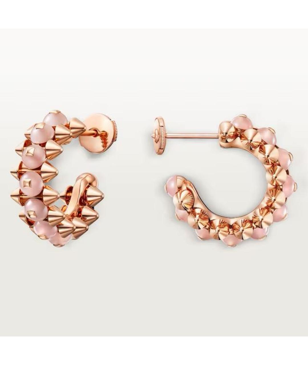 CARTIER Золотые серьги из розового золота, фото 3