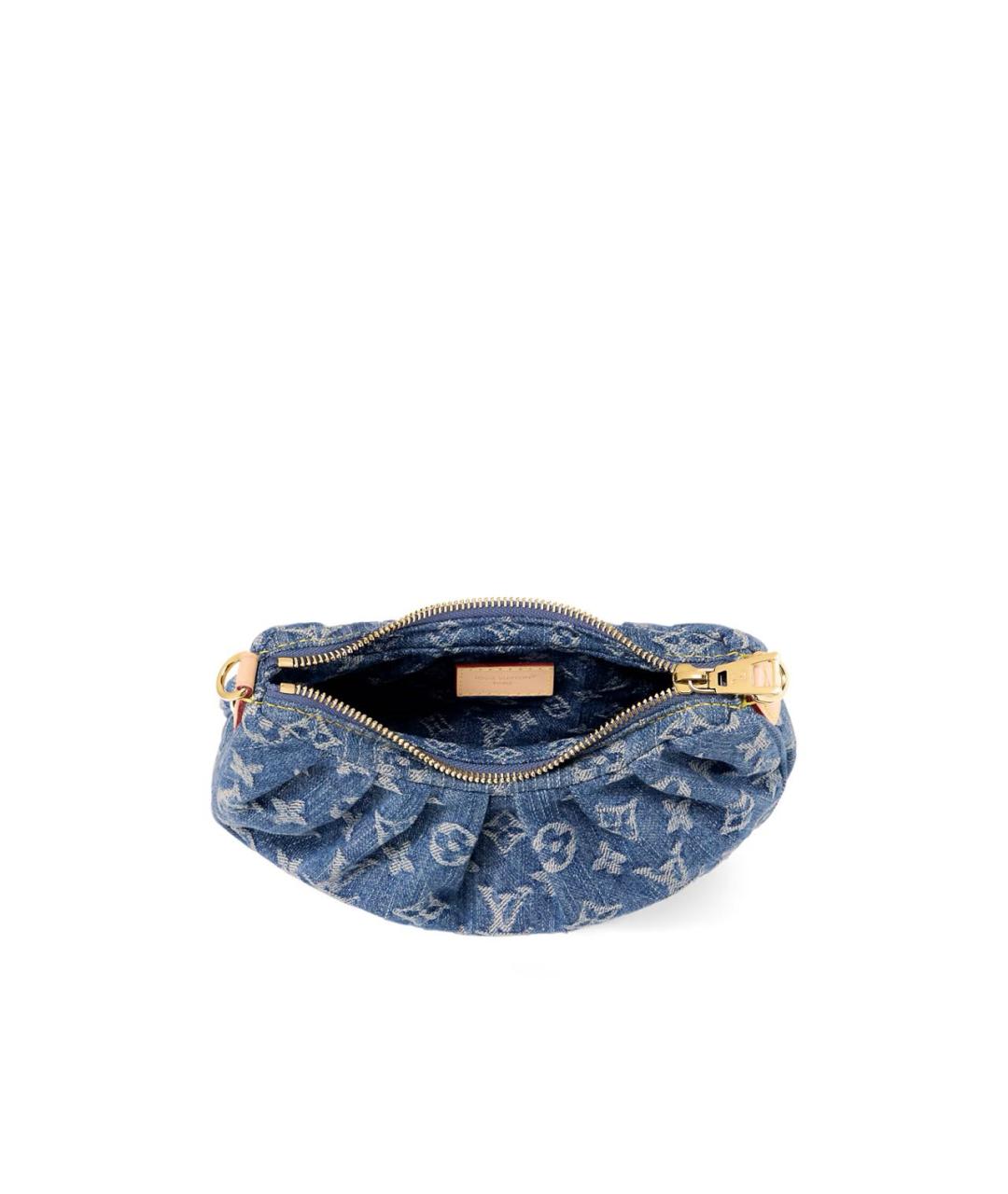 LOUIS VUITTON Синяя сумка с короткими ручками, фото 4