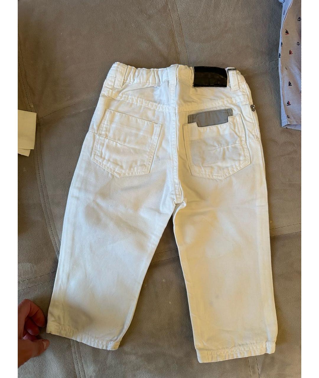 BABY DIOR Белые деним детские джинсы, фото 3