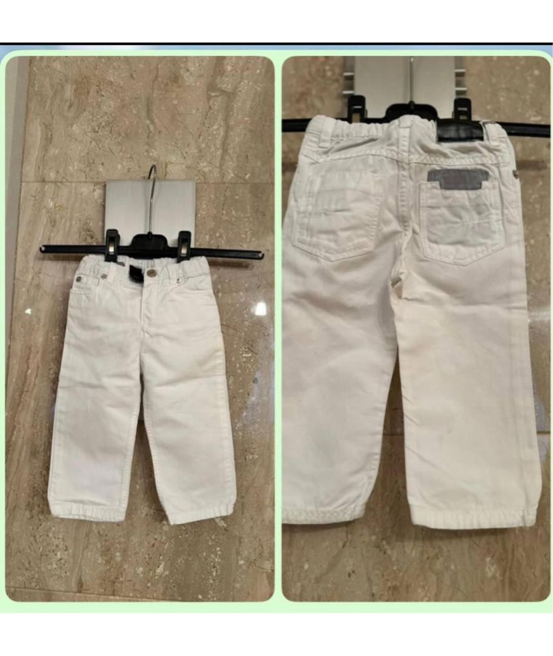 BABY DIOR Белые деним детские джинсы, фото 5