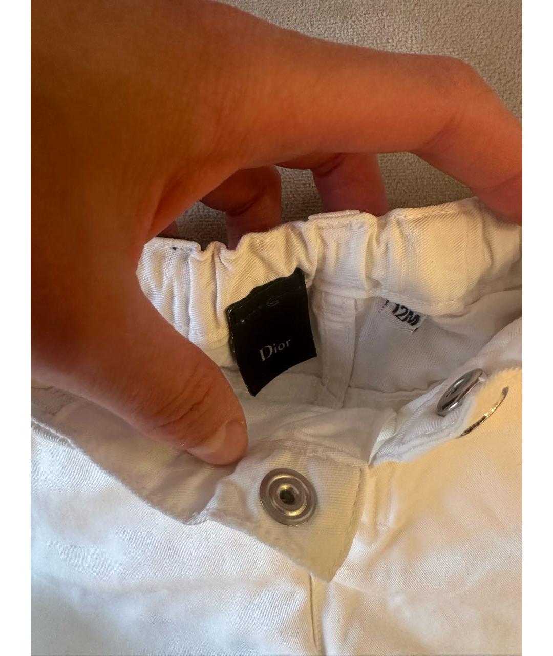 BABY DIOR Белые деним детские джинсы, фото 4