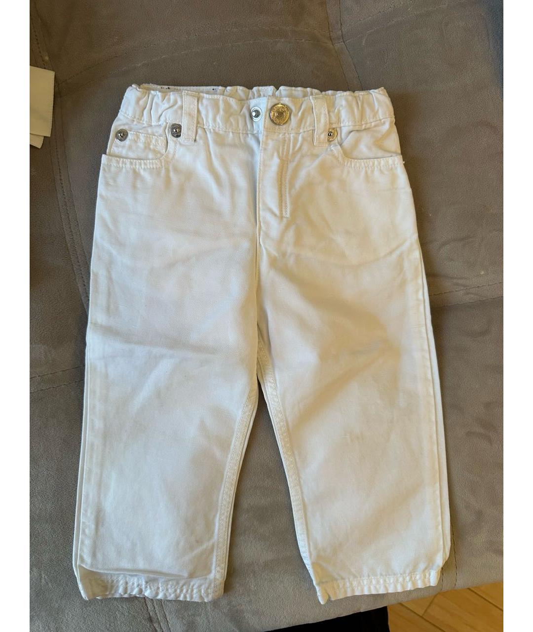 BABY DIOR Белые деним детские джинсы, фото 2