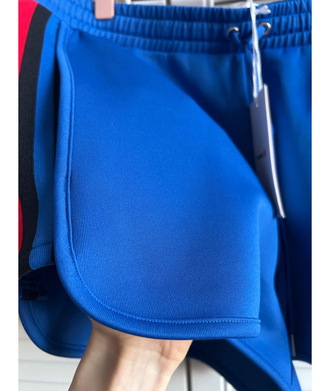 PACO RABANNE Синие полиэстеровые спортивные брюки и шорты, фото 5