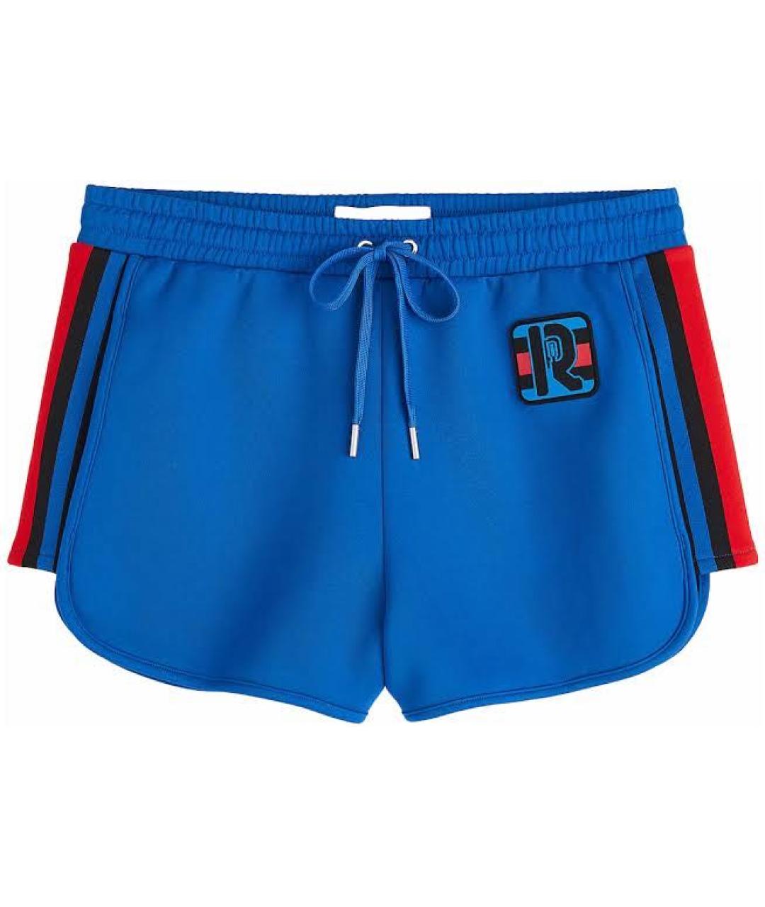 PACO RABANNE Синие полиэстеровые спортивные брюки и шорты, фото 1