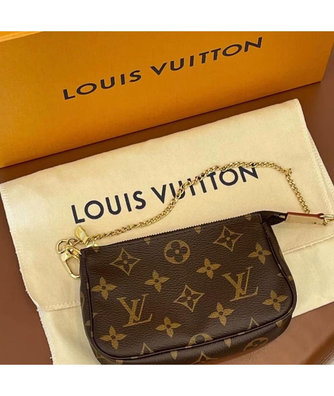 LOUIS VUITTON Коричневая сумка через плечо, фото 7