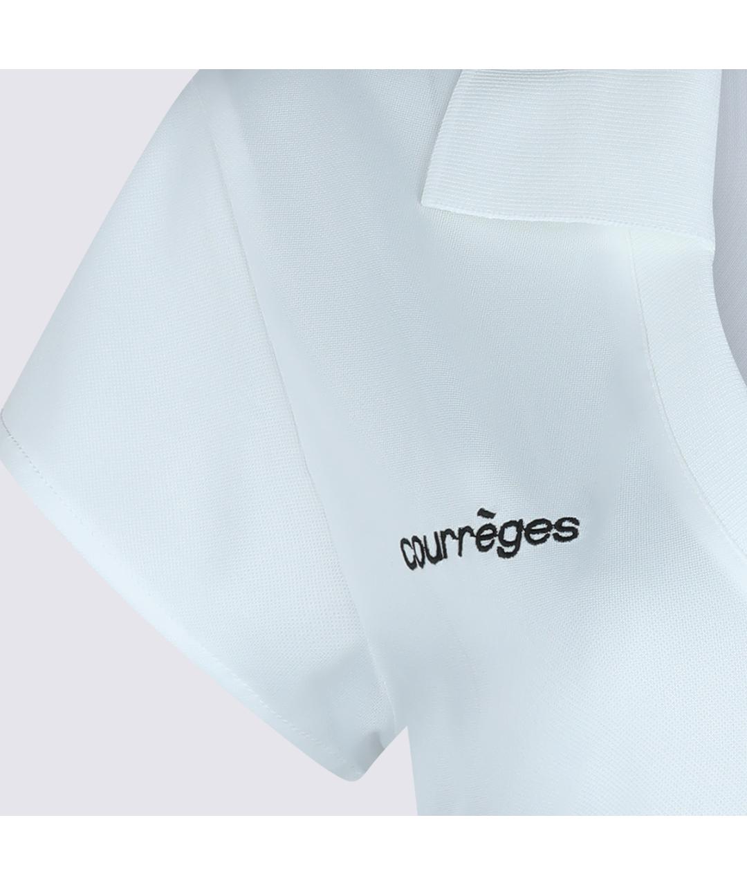 COURREGES Белая футболка, фото 4