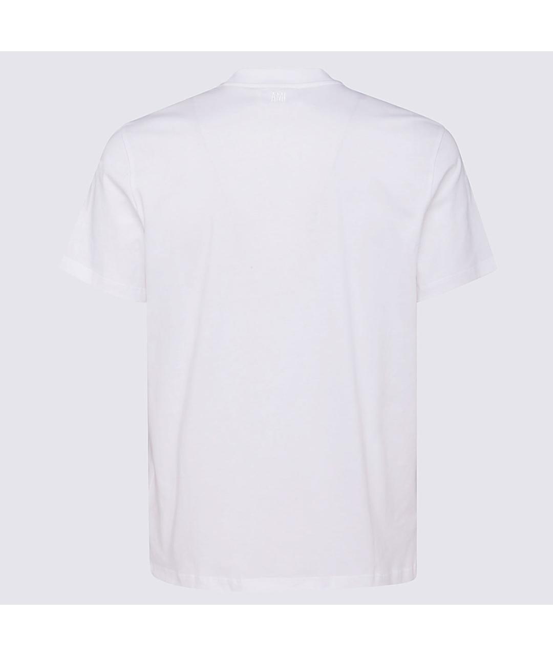 Ami Paris Белая хлопковая футболка, фото 2