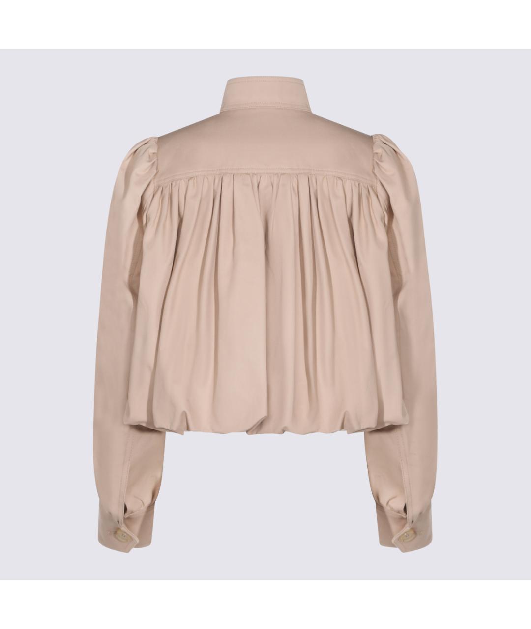 CHLOE Бежевая хлопковая куртка, фото 2