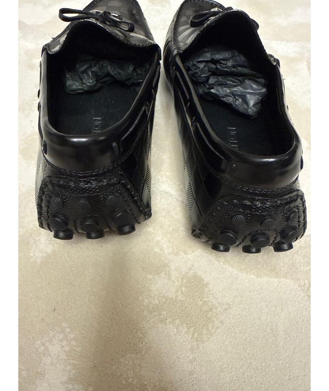 LOUIS VUITTON Черные мокасины из лакированной кожи, фото 3