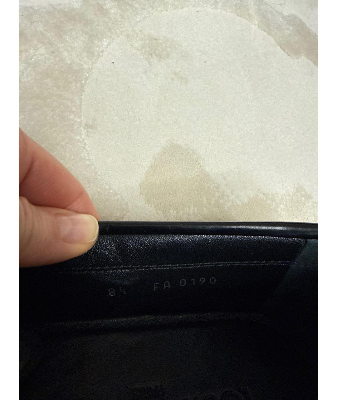 LOUIS VUITTON Черные мокасины из лакированной кожи, фото 5