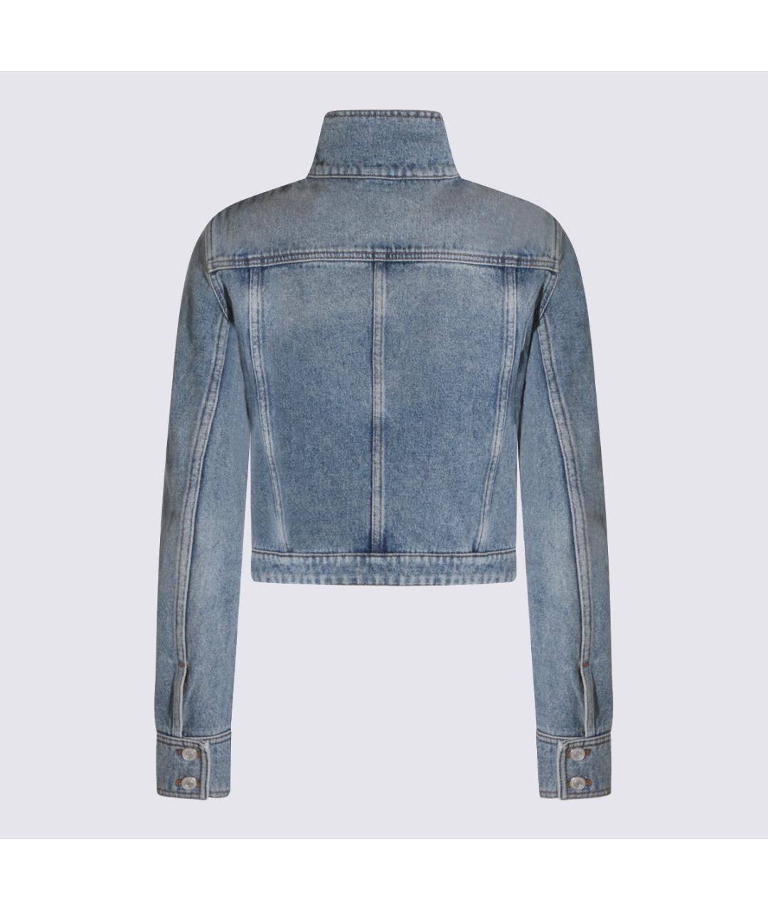 COURREGES Синяя хлопковая куртка, фото 2