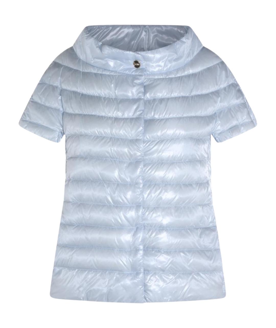 HERNO Голубая синтетическая куртка, фото 1