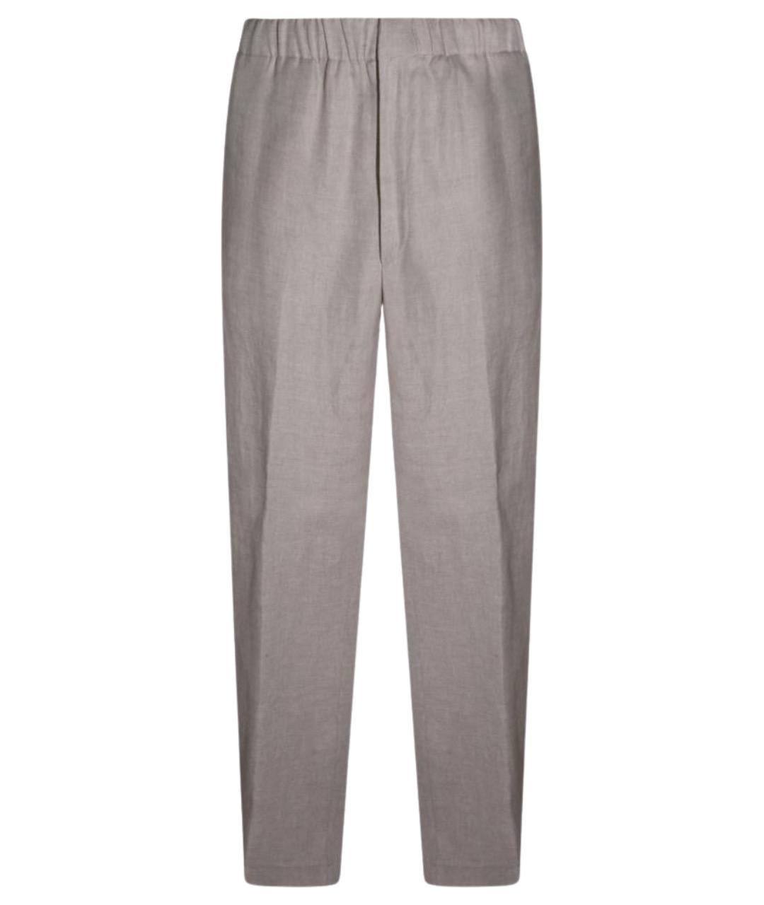 LARDINI Бежевые хлопковые повседневные брюки, фото 1