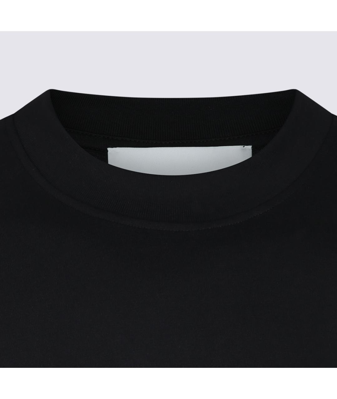 Ami Paris Черная хлопковая футболка, фото 4