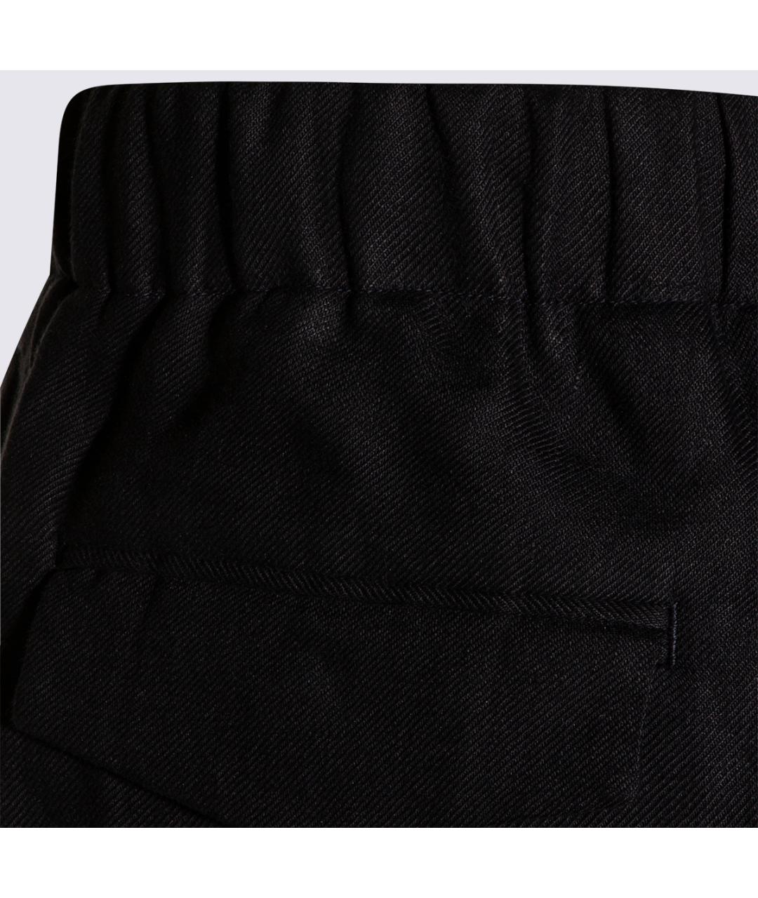 LARDINI Темно-синие хлопковые повседневные брюки, фото 4