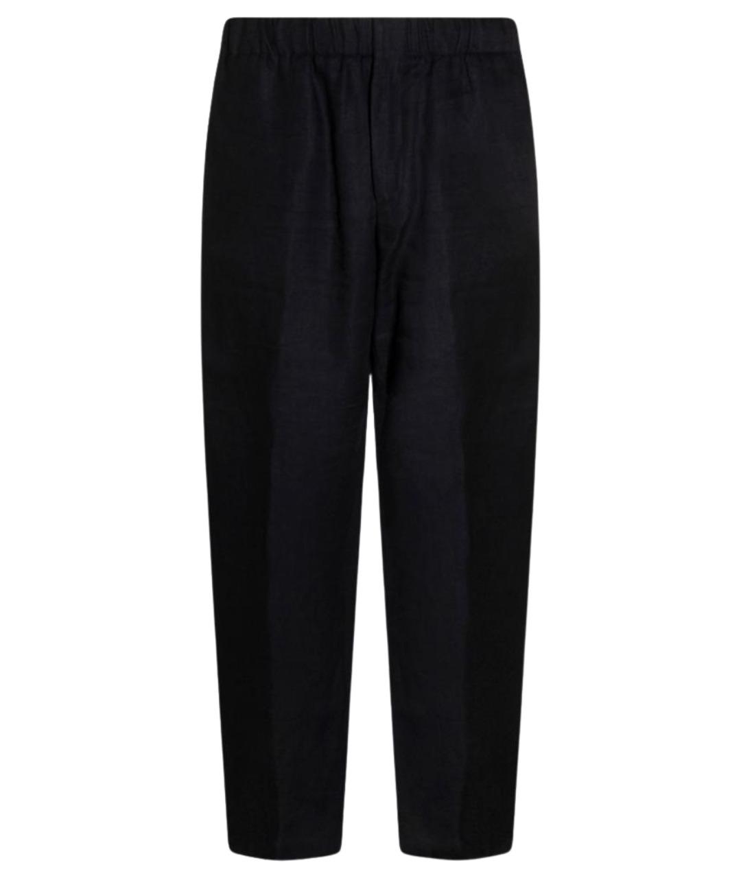 LARDINI Темно-синие хлопковые повседневные брюки, фото 1