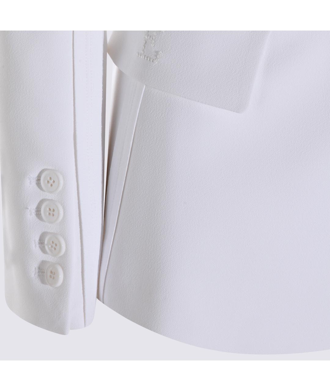 ELISABETTA FRANCHI Белый жакет/пиджак, фото 3