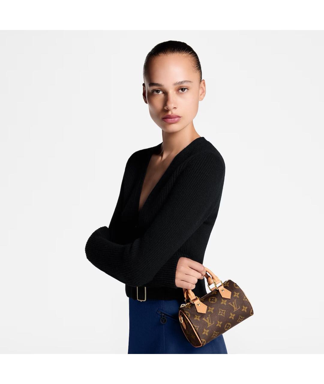 LOUIS VUITTON Коричневая сумка через плечо, фото 6