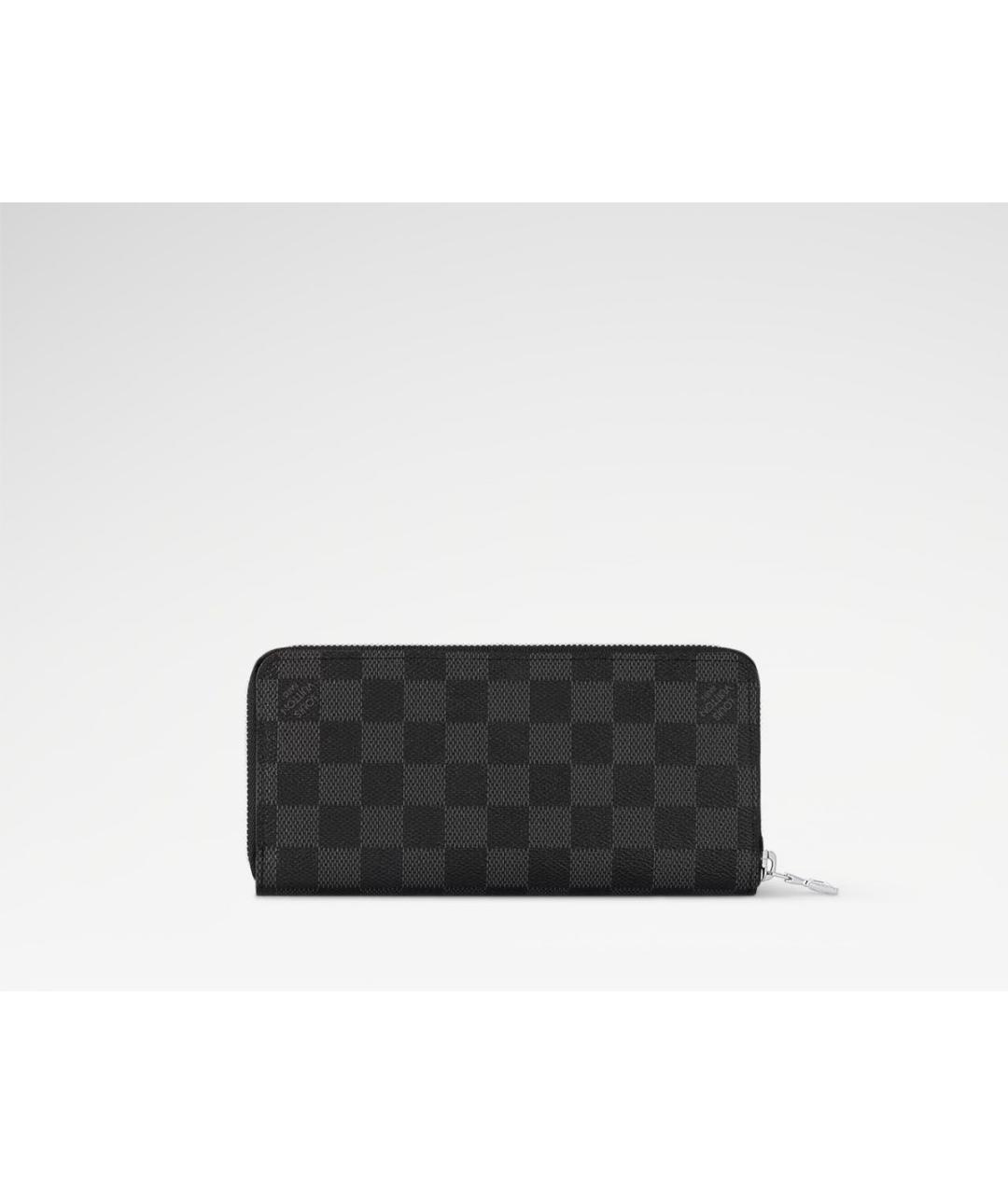 LOUIS VUITTON Темно-синий кожаный кошелек, фото 8