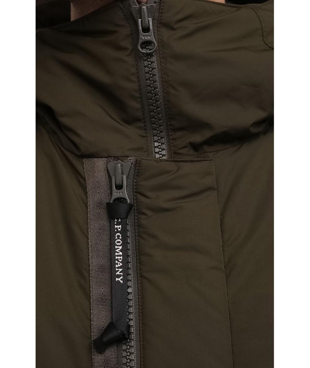 CP COMPANY Хаки полиэстеровая парка, фото 3