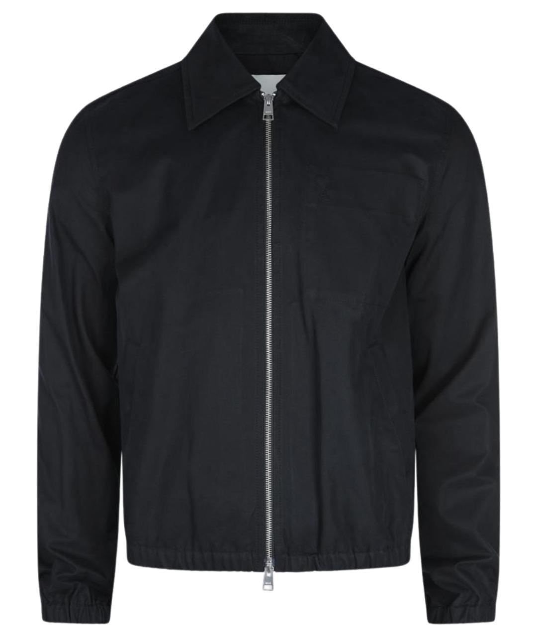 Ami Paris Черная хлопковая куртка, фото 1