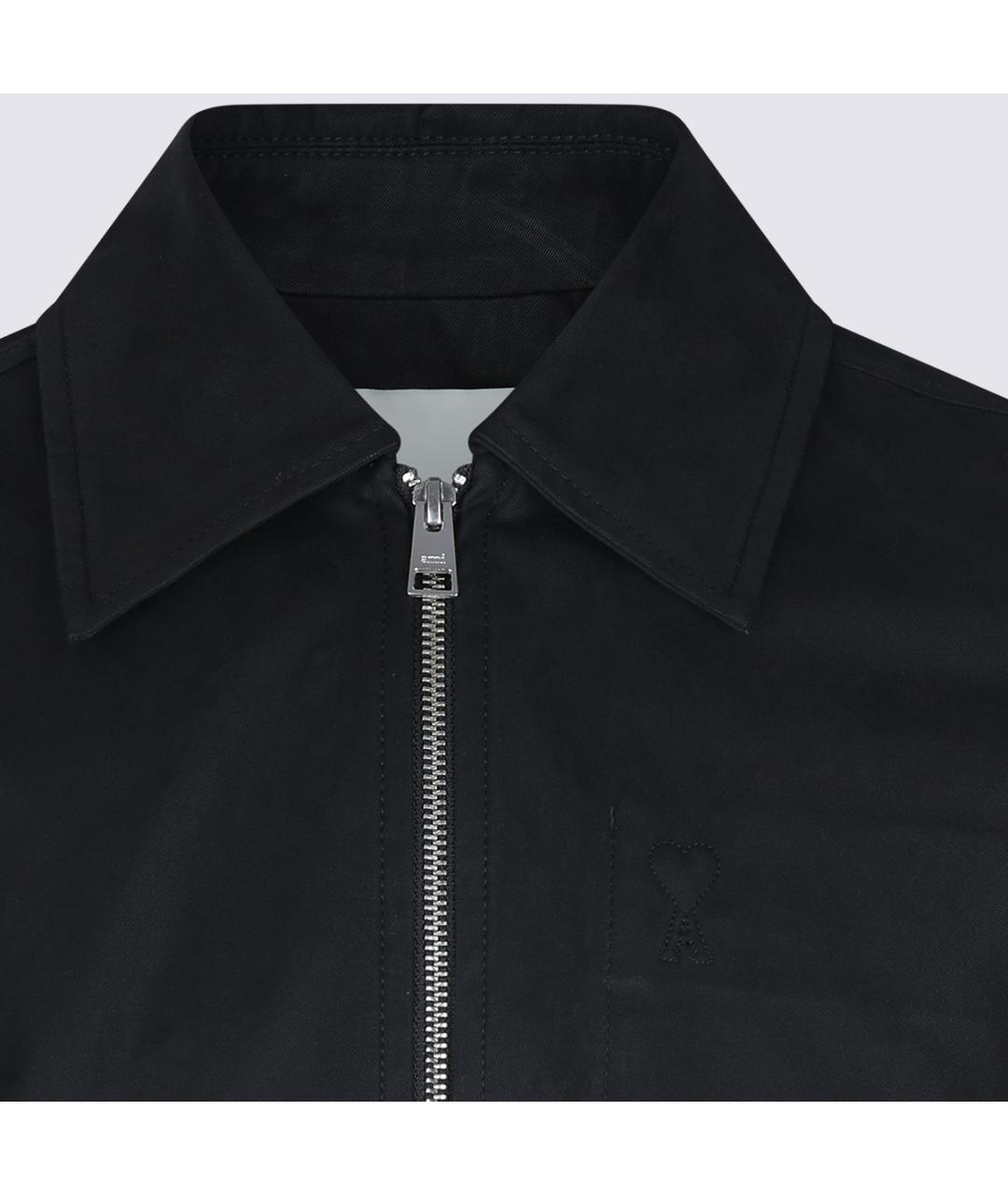 Ami Paris Черная хлопковая куртка, фото 3