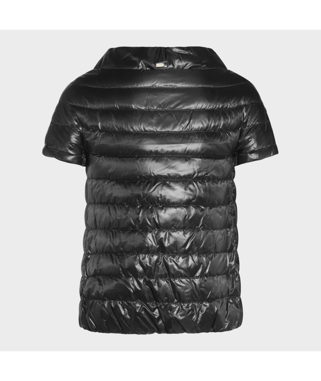 HERNO Черная синтетическая куртка, фото 2