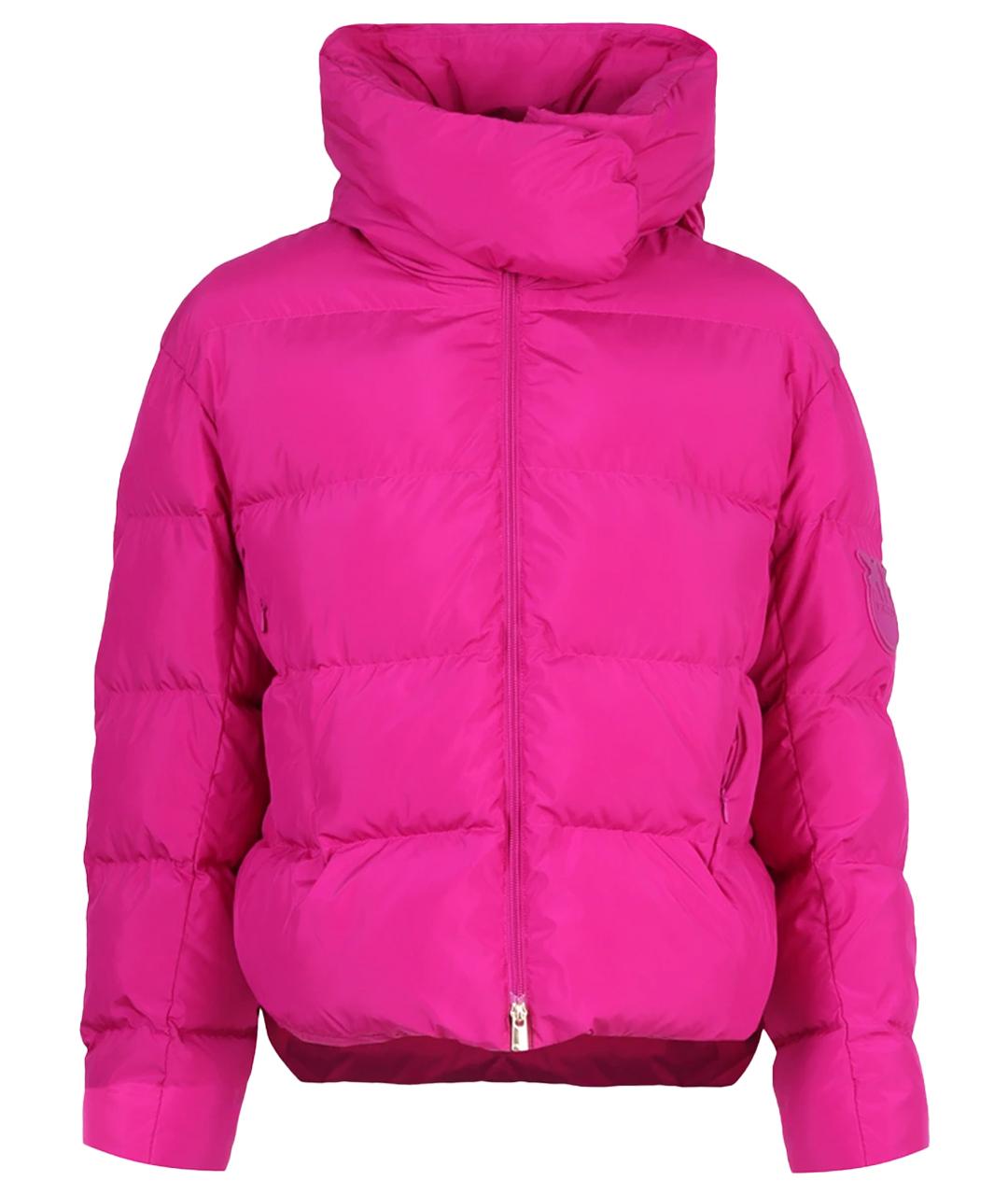 PINKO Фуксия полиэстеровый пуховик, фото 1
