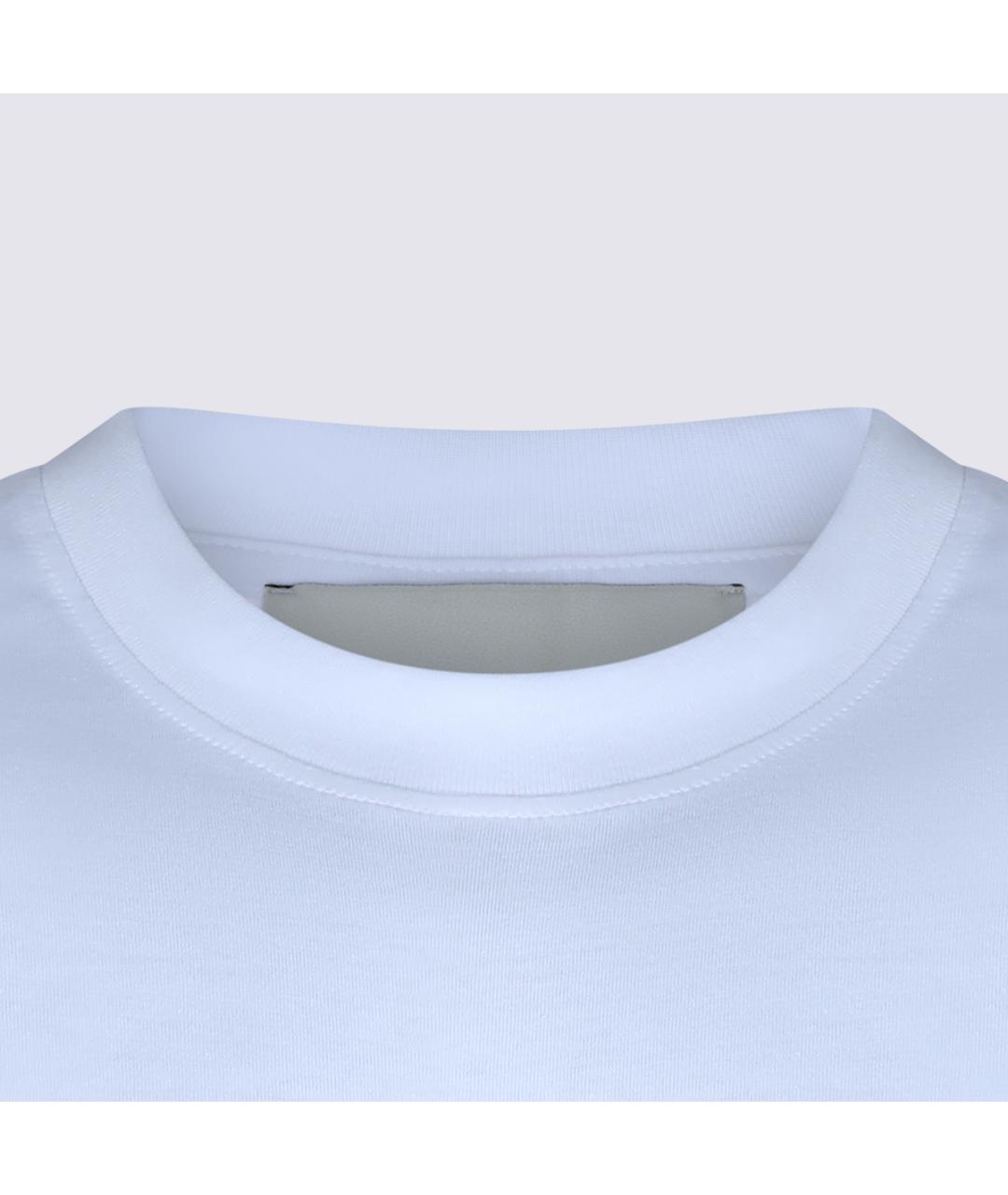 Ami Paris Белая хлопковая футболка, фото 4