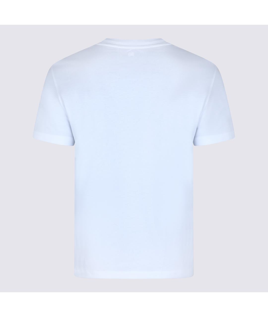 Ami Paris Белая хлопковая футболка, фото 2